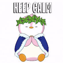 chill relax peace penguin self care