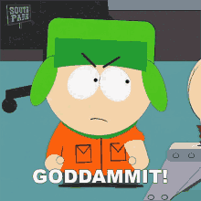 Goddammit Kyle Broflovski GIF - Goddammit Kyle Broflovski South Park GIFs