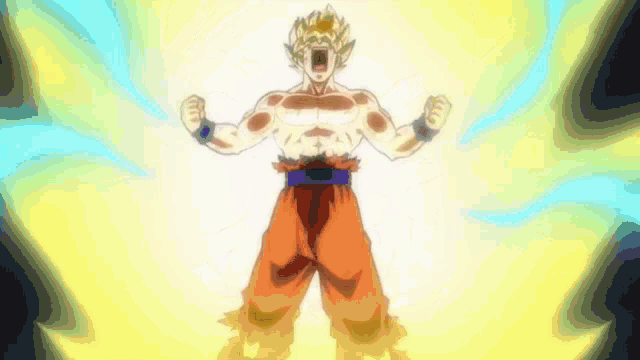 Goku Super Saiyan Goku GIF - Goku Super Saiyan Goku Spirit Bomb - Discover  & Share GIFs