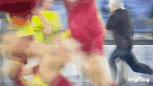 jose mourinho jose celebrating running down touchline running celebrate