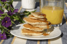 spring breakfast pancakes syrup pancake day breakfast