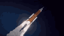 rocket fly space