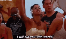 Mtv Cut You With Words GIF - Mtv Cut You With Words The Challenge GIFs