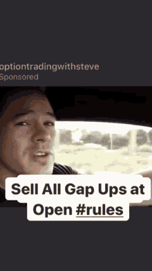 sell all p gap ups at open gap ups sell all open rules