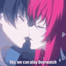 yes overwatch anime kissing