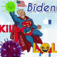 Virus Killer Biden Trump GIF - Virus Killer Biden Trump Wuhan Virus GIFs