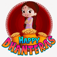 Happy Dhanteras Chutki GIF - Happy Dhanteras Chutki Chhota Bheem GIFs