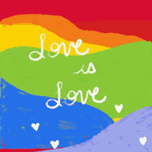 Love Love Is Love GIF - Love Love Is Love Rainbow GIFs