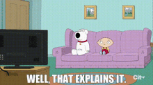 Family Guy Brian Griffin GIF - Family Guy Brian Griffin Well That Explains It GIFs