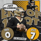 Pittsburgh Steelers (7) Vs. New Orleans Saints (0) First-second Quarter Break GIF - Nfl National Football League Football League GIFs