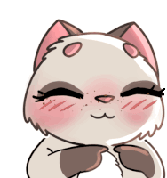 Neko Cat Sticker - Neko Cat Kawaii Stickers