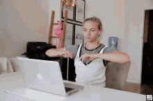 Workout Office GIF - Workout Office Girl GIFs