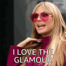 I Love The Glamour Heidi Klum GIF - I Love The Glamour Heidi Klum Making The Cut GIFs