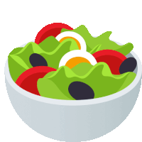 Green Salad Food Sticker - Green Salad Food Joypixels Stickers
