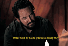 Yellowstone Rip Wheeler GIF - Yellowstone Rip Wheeler What Kind Of Place Youre Looking For GIFs