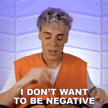 I Don'T Want To Be Negative Raphael Gomes GIF - I Don'T Want To Be Negative Raphael Gomes Let'S Be Positive GIFs