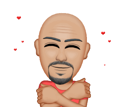 Hug Bald Man Sticker - Hug Bald Man Smiling Stickers