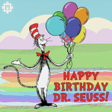 Happy Birthday Dr Seuss Balloons GIF - Happy Birthday Dr Seuss Dr Seuss Balloons GIFs