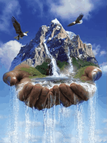 Mountain Water GIF - Mountain Water Flow GIFs