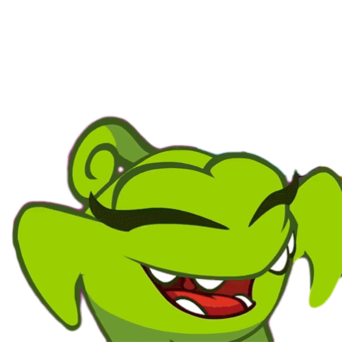 Happy Om Nelle Sticker - Happy Om Nelle Om Nom And Cut The Rope Stickers