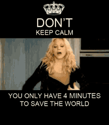 Madonna 4minutes GIF - Madonna 4minutes Keep Calm GIFs