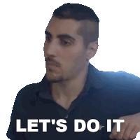 Let'S Do It Rudy Ayoub Sticker - Let'S Do It Rudy Ayoub Let'S Get The Job Done Stickers