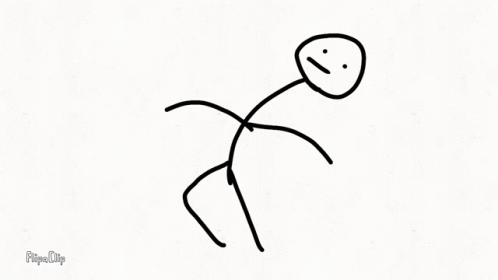 Stickman Doing A Silly Dance GIF