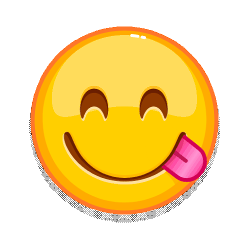 язык улыбка Sticker - язык улыбка Stickers