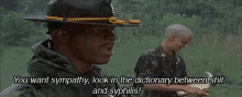 major payne damon wayans you want sympathy between shit and syphilis look in the dictionary