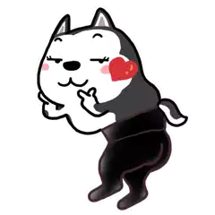 二哈萌柴微信表情 Husky And Shiba Sticker - 二哈萌柴微信表情 Husky And Shiba Hear Stickers