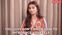 You Just Dont Know How To Introduce Yourself Tara Sutaria GIF - You Just Dont Know How To Introduce Yourself Tara Sutaria Pinkvilla GIFs