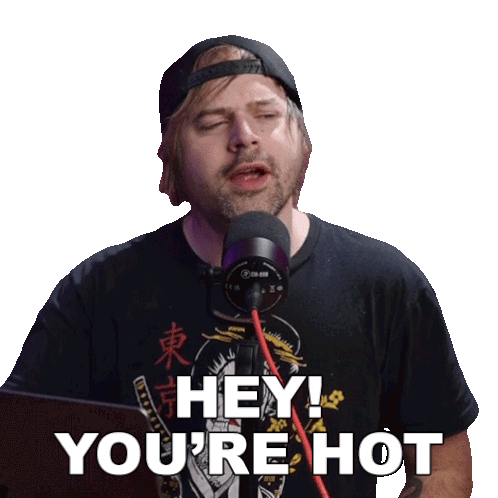 Hey You'Re Hot The Dickeydines Show Sticker - Hey You'Re Hot The Dickeydines Show You'Re Sexy Stickers