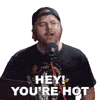 Hey You'Re Hot The Dickeydines Show Sticker