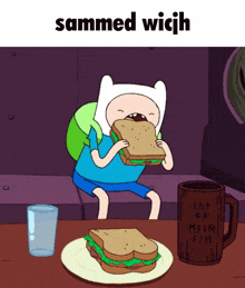 Sandwich Adventure Time GIF