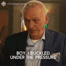 Buckled Under The Pressure Bob GIF - Buckled Under The Pressure Bob Schitts Creek GIFs
