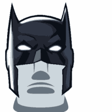 Batman Mask Moai Emoji GIF - Batman Mask Moai Emoji GIFs
