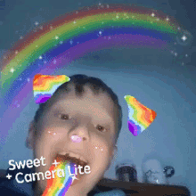 Selfie Tongue Out GIF - Selfie Tongue Out Rainbow GIFs