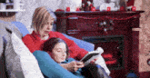 Reading Book GIF - Reading Book Mother And Daughter GIFs
