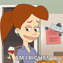 Am I Right Shannon Glaser GIF - Am I Right Shannon Glaser Big Mouth GIFs