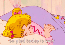 Bed Sailor Moon GIF