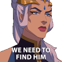 We Need To Find Him Evil-lyn Sticker - We Need To Find Him Evil-lyn Masters Of The Universe Revolution Stickers