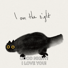 I Am The Night Cat GIF