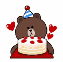 Love You Cake GIF - Love You Cake Bear GIFs