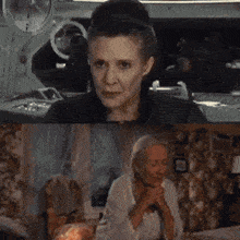 Princess Leia Aunt May GIF - Princess Leia Aunt May Explosion GIFs