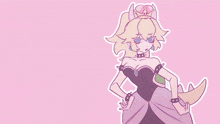 Chalkeaters She Is In Another Castle GIF - Chalkeaters She Is In Another Castle Bowsette GIFs