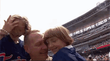 Reuniting With Dad GIF - Fox Sports Fathers Day Dad4mvp GIFs
