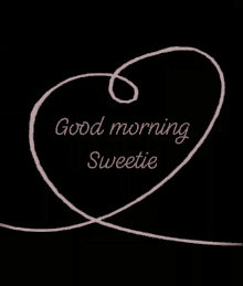 Good Morning Sweetie Love You GIF - Good Morning Sweetie Love You Heart GIFs
