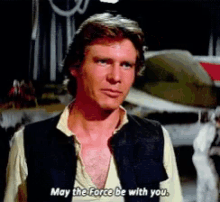Harrison Ford May The Force Be With You GIF - Harrison Ford May The Force Be With You GIFs