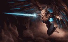 Kayle League Of Legends GIF - Kayle League Of Legends Flying GIFs