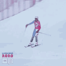 Skiing Youth Olympic Games GIF - Skiing Youth Olympic Games Cheerful GIFs